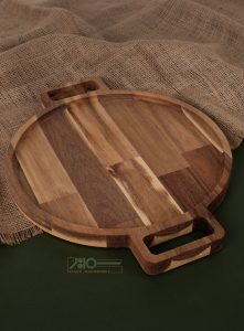 سینی گرد دسته دار کد B1014