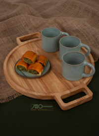 سینی گرد دسته دار کد B1013