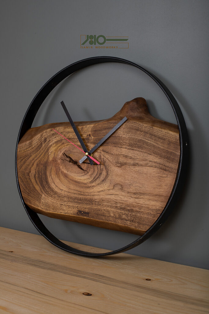 مدل ساعت چوبی دیواری