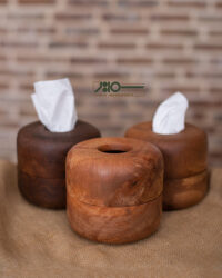 جای دستمال کاغذی چوبی