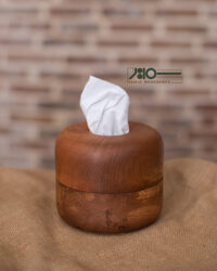 جای دستمال کاغذی چوبی
