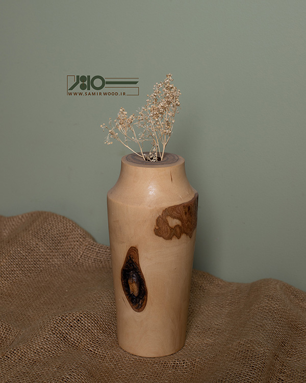 گلدان چوبی