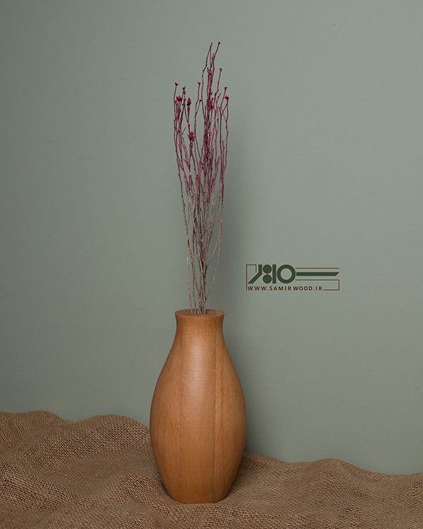 گلدان چوبی