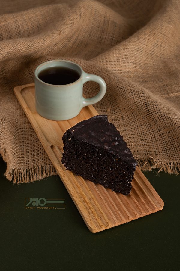 خرید ظرف سرو چای/قهوه/کیک چوبی z1014