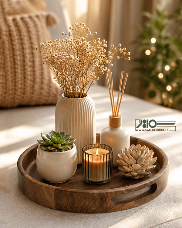 سینی چوبی چای